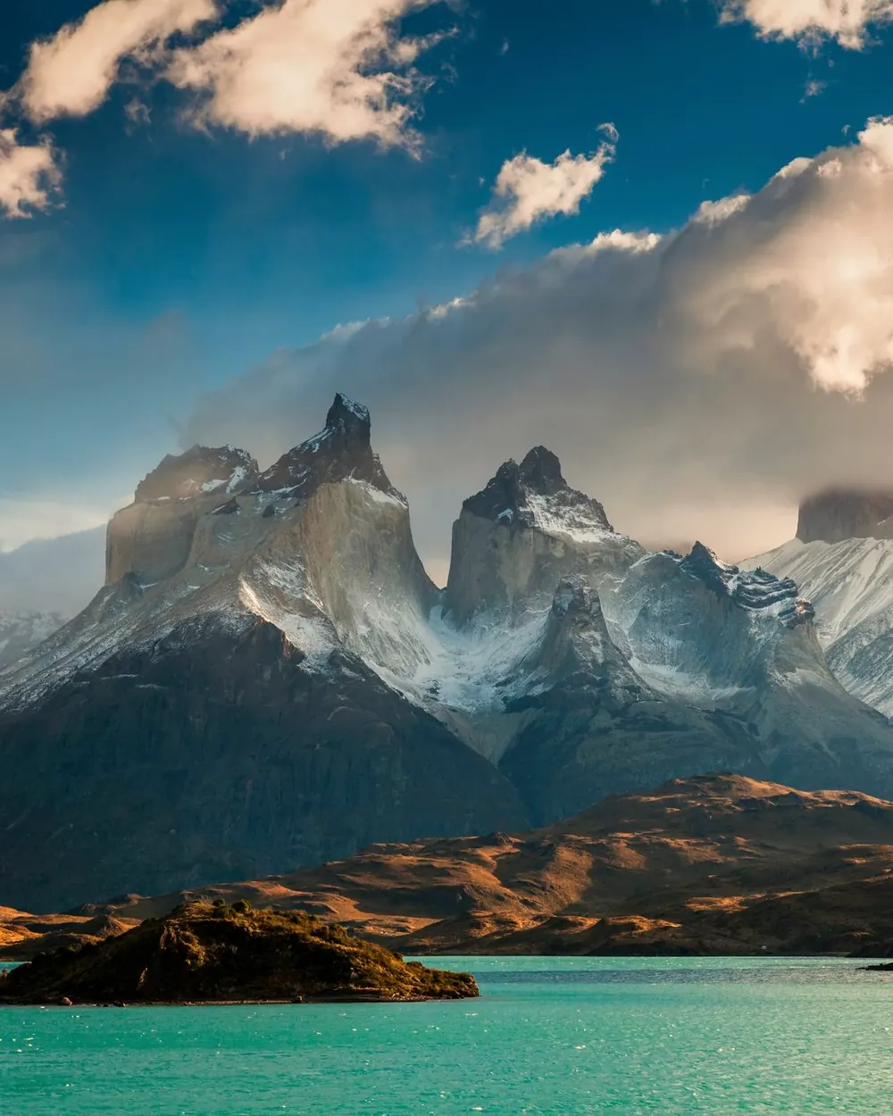 Cuernos del Paine sobre el Lago Pehoé